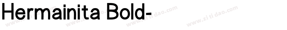 Hermainita Bold字体转换